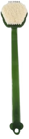 Huayeex Brosse de Douche | Brosse Corporelle pour le Dos et le Dos | Accessoire De Nettoyage Trois Faces Avec Trou De Suspension Pour Voyage Salle De Sport