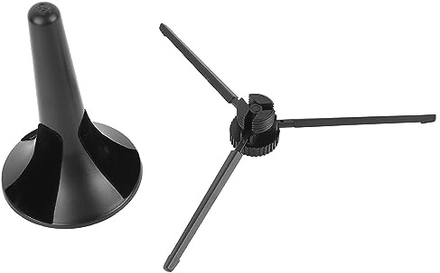 HUSHUI Supporto per Tromba Pieghevole Supporto per Strumenti a Fiato Portatile Ad Altezza Regolabile per Musicisti, Struttura in Plastica, Design Adatto Ai Viaggi