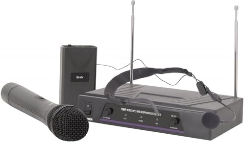 Qtx VHN2-QTX - Vhn2 microfono inalambrico doble de mano y diadema