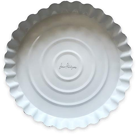 Eco-Cook Kuchenform aus Keramik, antihaftbeschichtet, 27 cm, runde Kuchenform, Quicheform oder Kuchenform mit traditionellem geriffeltem Rand von Jean-Patrique