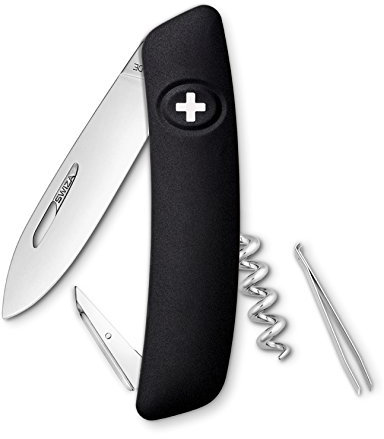 SWIZA D01 Taschenmesser schwarz Blisterverpackung