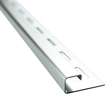10x Quadrat-Profil Edelstahlschiene Fliesenprofil Fliesenschiene Edelstahl V2A L250cm 11mm gebürstet