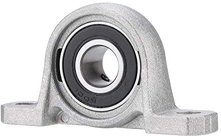 Cuscinetti Sfera Foro, Cuscinetti con Supporto, 12mm KP001 Cuscinetto a Sfere con Foro in Lega di Zinco Foro Flangia Auto Regolazione Automatica Supporto Montato Al Centro