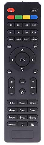KERDEJAR Mecool Remote Control Contorller Replacement for K1 KI Plus KII Pro DVB-T2 DVB-S2 DVB Android TV Box Satellite Receiver