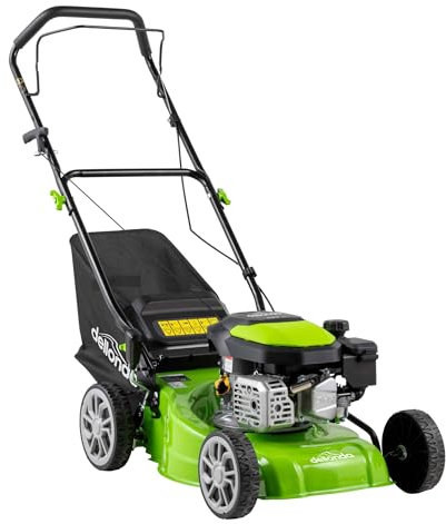 Dellonda 127cc 16/40cm Hand-Propelled Petrol Lawnmower - 4-Stroke - DG100