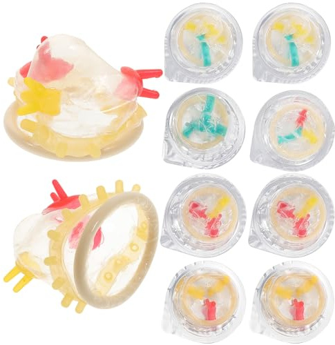 GALPADA Gifts 9pcs Colorful Flower Condoms Safe Sleeve Adult Life Supplies Ultra- Thin Health Products (Small Flower)