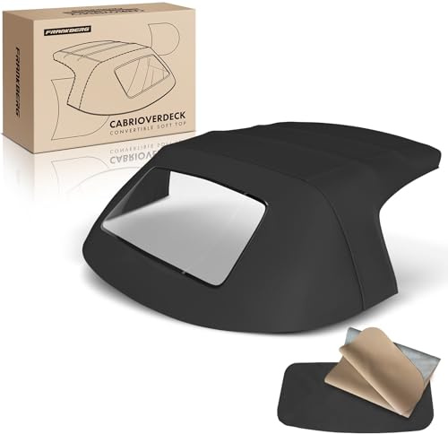 Frankberg Housse de capote souple pour cabriolet, noire MA011332 | Compatible avec: MX-5 I -, MX-5 I nan, MX-5 II NB