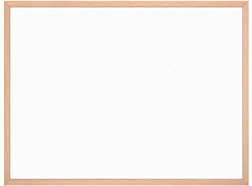 Wandtafel Magnettafel Schreibtafel im Holzrahmen 90x60 cm mit Zubehör