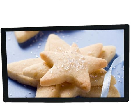 Cornice Digitale Multifunzione Da 27 Pollici E 32 Pollici, Con Rilevamento Del Corpo Umano, Può Essere Montata A Parete, Supporta La Visualizzazione Di Foto, Video E Calendario(Black,27 inches)