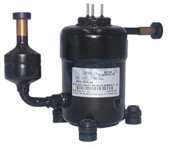 Compresor De Refrigeración Pequeño DC24V HX-FSQX019Z24 (HX-QX19-24) Mini Compresor Rotativo For Sistema De Refrigeración Móvil Compacto Aire Acondicionado Portátil Mini Refrigerador