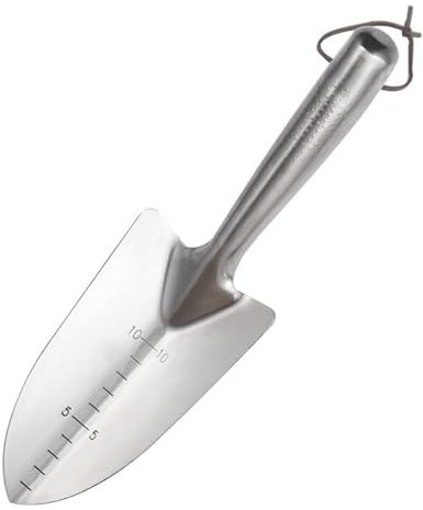 Multifunktionaler Gartenspaten aus Edelstahl, Grenzspaten, Kompostierungsspaten, Umpflanzungsspaten, einfacher ergonomischer Griff, kann for Pflanzen, Graben, Jäten, Landschaftsbau, Eisoberflächenbeha