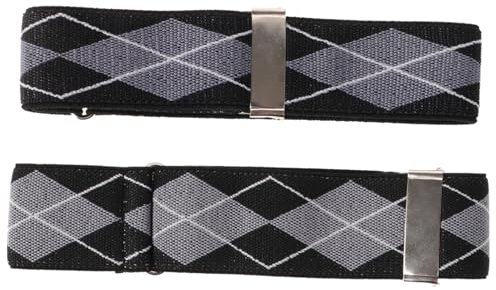 LIFKOME 2stücke Verstellbare Arm-hemdhalter Für Herren Und Damen Elastische Armbänder Zur Sicheren Fixierung Von Hemdärmeln Für Formelle Anlässe Und Alltag
