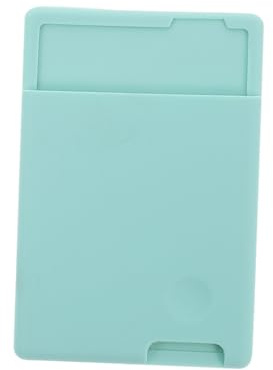 HOMSFOU Silicone Phone Card Holder for Portable Smart Card Wallet Self-Adhesive Back Lightweight for Travel and Daily Use