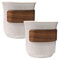 QINGZY Lot de 2 Tasses à Expresso en Céramique 190 ml, Tasse à thé en Grès à Parois Epaisses, Tasses à Moka et Cappuccino Artisanales, Idéal pour Café Intense et Latte