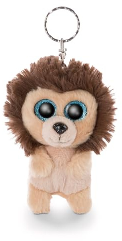 NICI Llavero GLUBSCHIS León Cliff de 9 cm, beis, fiel acompañante de peluche para mochila o bolso, llavero para todas las edades, 62592