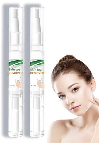 2PCS Wart Remover Pen,Skin Tag Remover,Effective Treatment of Warts,Wipe Off Moles,Effective Remover for Tag,WipeOff Remover Pen for All Skin Types,Fast-Acting Wart Removal,Quick Liquid Moles Pen