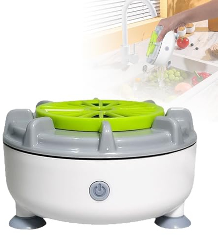 Efficient Portable Fruit and Vegetable Washers, Automatic Fruit Washing Machine, Fruit Washer, Fruit Cleaner Spinner, with Swirl Cleaning Tech, Pesticide Removal, for Vegetable, Fruit