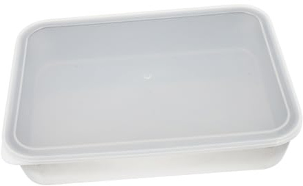 VERDANVERSE Boîte de Conservation Inox avec Couvercle Plaque de Cuisson Profonde Résistance à Usure pour Pâtisserie et Congélation Ustensile de Cuisine Polyvalent