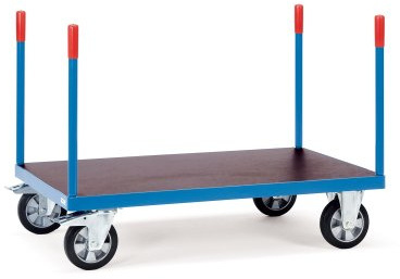 Fetra Transportgeräte mttff2586 F 1200 Wagen Transport, mit Streben Design, 2000 mm x 800 mm Plattform, 2076 mm Länge x 800 mm Breite x 887 mm Höhe