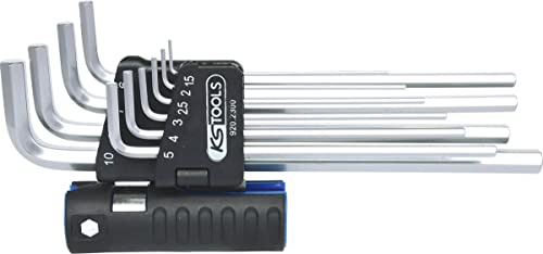KS Tools 920.2300 Juego de llaves Allen,10 pzs XL