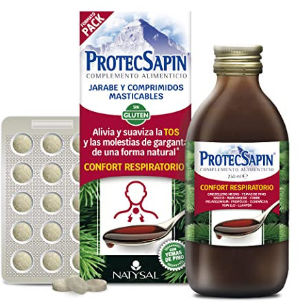 PROTECSAPIN JARABE | Con Yemas de Pino y Extractos de Plantas | Defensas Naturales| NATYSAL