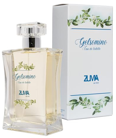 Profumi Zuma - Perfume Mujer Jazmín - Eau de Toilette Spray de Fragancia Floral - Made in Italy (Gelsomino 100 ml)