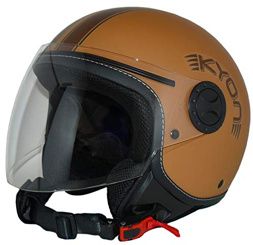 protectWEAR Jethelm mit langem Visier H710-BR-XL