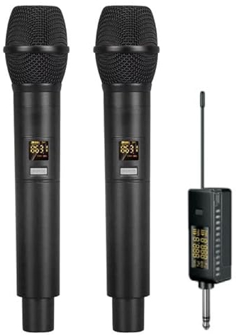 E-Lektron UHF doppel Funkmikrofon Satz mit Ansteck-Empfänger (U-2)