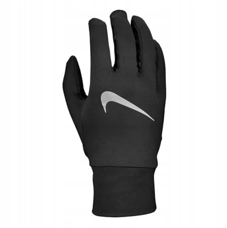 NIKE Guantes de Correr para Hombre, Color Negro, Talla S