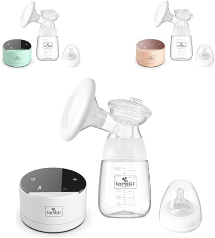Lorelli Daily Comfort elektrische Milchpumpe, für Zuhause oder Unterwegs, BPA-Frei, Weiß