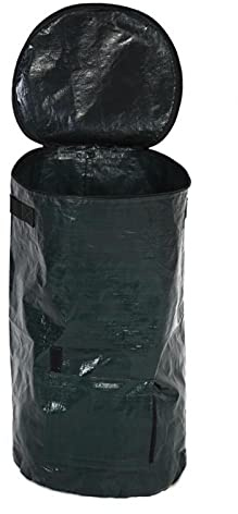 Bolsa de abono de PE, bolsa de abono orgánico Bolsa de desechos orgánicos 2 tamaños Desechos orgánicos Cocina Jardín Bolsa de abono para jardín Bolsa de abono plegable Bolsa de abono(35 x 60cm)
