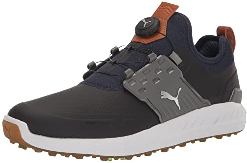 Puma Ignite Articulate Disc, Zapatos de Golf Hombre, Peacoat Silver Quiet Shade, 44.5 EU