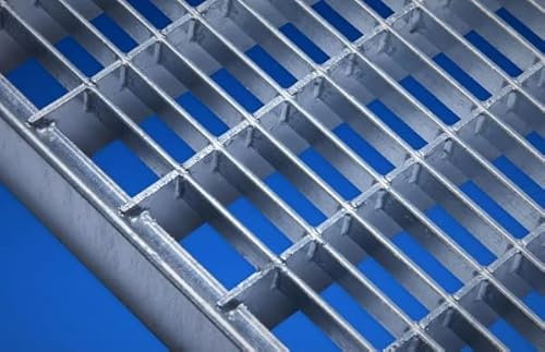 Gitterrost Rinnenrost 152x1000mm verzinkt Maschenweite 30x10mm Höhe 20mm