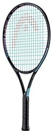 HEAD Racchetta da Tennis Gravity 25, Nera, Misura Grip 07, 8-10 Anni