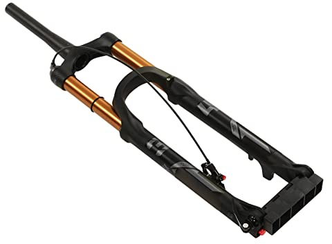 Otufan 27,5-Zoll-Fahrrad-Vordergabel, Magnesiumlegierung, 175 Mm Hub, Dämpferwelle, Integriertes Stoßdämpfungsdesign, Fahrradfedergabel Für Falträder, Rennräder, MTB