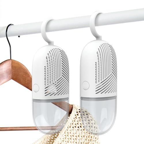 ACDOLF 2 Piezas x Deshumidificador, Deshumidificadores Armarios, Absorbedor de Humedad para Moho húmedo en el hogar, Cocina, Armario, Dormitorio