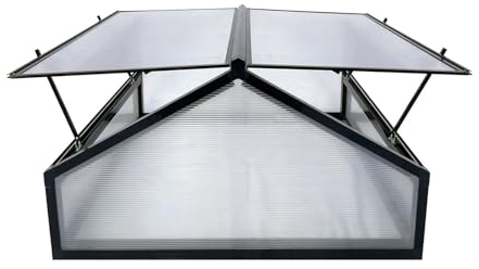 Gegaden Alu Mini-Gewächshaus Frühbeet Treibhaus,|117x97x52.5 cm|Tomatenhaus Pflanzenhaus, 10kg