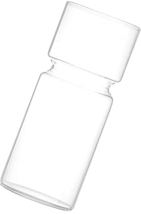 JISADER Jarrón Hidropónico Transparente, Jarrón de Vidrio de Jacinto, Florero Decorativo, Contenedor para Plantas con Bulbos, Botella de Terrario DIY, Decoración de Mesa para Hogar y Oficina