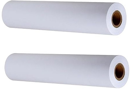 Lurrose 2 Stück Rollen Staffelei für Kinder weißes Zeichenpapier für Kinder briefpapier kinder Bastelpapierrolle Kinder Staffelei Geschenkpapier Skizzenpapier Graffiti scrollen Student
