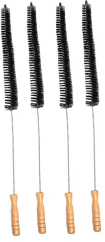 TOGEVAL 4pcs Dryer Vent Cleaner Brush Handle Flexible Long Handled Wire Brush for Tumble Dryer Cleaner for Washing Machines Home Use