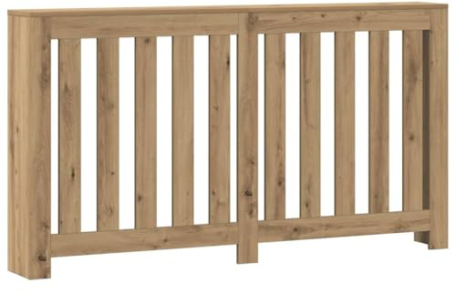 vidaXL Cache-radiateur chêne Artisanal 149x20x82 cm Bois d'ingénierie, Bouchon de radiateur, Cache-radiateur Haut, radiateur à Profil réduit