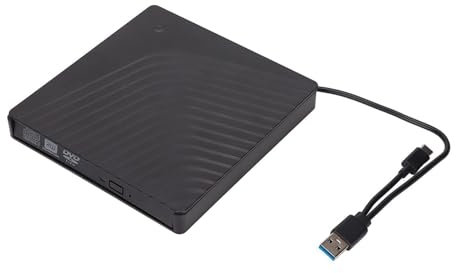 MZZYG Lecteur DVD USB 3.1 TypeC Mince Externe DVDUSB RW CD Graveur Lecteur Graveur Lecteur Lecteurs Optiques for Ordinateur Portable DVD Graveur DVD(9.5mm)
