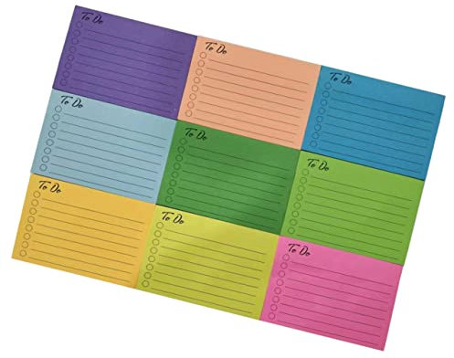 AUTSUPPL Farben Haftnotizen Bunte Selbstklebende Notizzettel Für Büro Schule Und Zuhause Praktische Und Wiederverwendbare Memo-sticker Für Studenten Und Büroangestellte