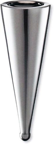 Wandvase Edelstahl Blumen Vase für Grabstein Grabmal Urnenwand