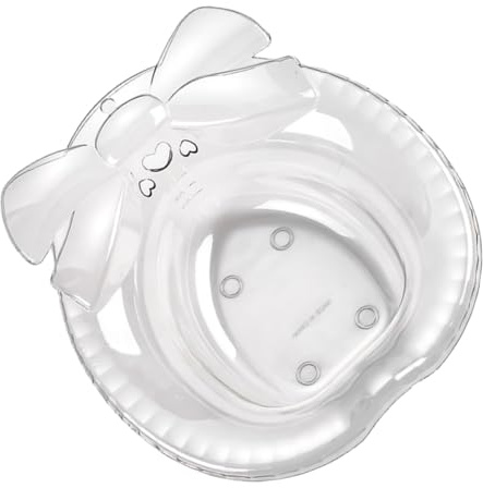 Gogogmee Sitzbad Sitzwanne für Toilette Ergonomisches Becken mit Überlaufschutz Transparent für Schwangere und Patienten Hygienisches Hüftbad