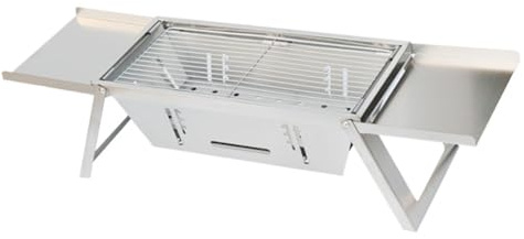 Réchaud à charbon de bois de chauffage portable et pliable pour camping en plein air