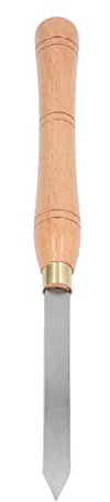 TIKATARER Outils de Tournage sur Bois, Triangulaire en Acier Rapide, Ciseau de Tournage, Outils de Tournage sur Bois, Outils de Tournage de, Ciseau de à Manche en Bois, Outil de Tournage