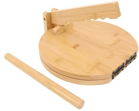 Omabeta Mexican Tortilla Press with 50 Parchment Paper Sheets, Tortilla Press Maker for Homemade Corn Flour Pizza Dough Flatbreads