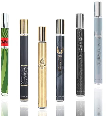 Eau De Toilette Uomo, 6 X 35 Ml Eau De Parfum Uomo Profumi A Lunga Durata Set Regalo Pratico Mini Profumo Che Sottolinea Il Tuo Fascino