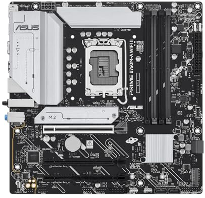 Asus Prime B760M-A Wifi Ii - Motherboard - Micro Atx - Lga1700 Sockel - B760 Chipsatz - Usb 3.2 Gen 1, UsB-C 3.2 Gen 1, Usb 3.2 Gen 2 - 2.5 Gigabit L